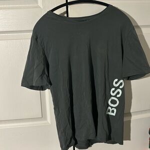 Hugo BOSS Green/Grey Tee. (Size M)